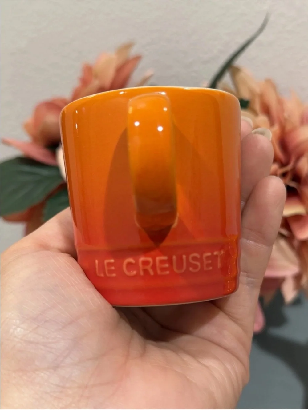 Le Creuset Flame 1.3L Classic Teapot & 2x 100ml Espresso Mugs Seconds- NEW